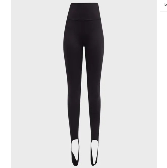 NWT $125 Terez TLC Stirrup Leggings In Jet Black Size Small - Picture 6 of 11